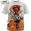 Chicago Bears x Mario Champions Cup Pull Over Printed T-Shirt, Bears Football Gifts