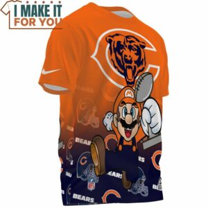 Chicago Bears x Mario Champions Cup AOP T Shirt 3