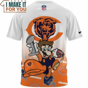 Chicago Bears x Mario Champions Cup Pull Over Printed T Shirt 2