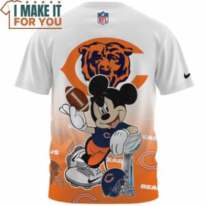 Chicago Bears x Mickey NFL Champion Cup T Shirt 2