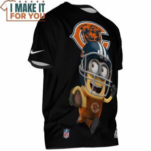 Chicago Bears x Minion Football Player Game Day T Shirt 2