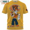 Chicago Bears x Popeye Sailor Man Football Big Fan T-Shirt, Chicago Bears Gift