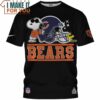 Chicago Bears x Snoopy And Woodstock Bears Fan Football Helmet T-Shirt, Chicago Bears Holiday Gifts