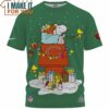 Chicago Bears x Snoopy And Woodstock Christmas House T-Shirt, Cheap Chicago Bears Gifts