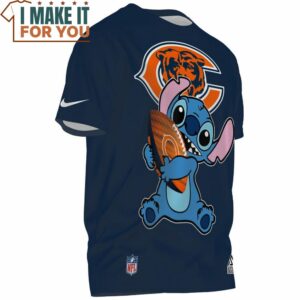 Chicago Bears x Stitch Football Lover T Shirt 2