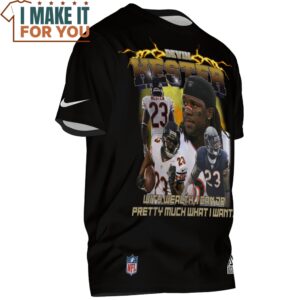 Devin Hester x Chicago Bears black T Shirt 1055 3