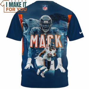 Khalil Mack x Chicago Bears 3D Fullprinted T Shirt 2