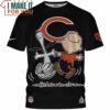 Chicago Bears x Charlie Brown And Snoopy Funny Day T-Shirt, Chicago Bears Fathers Day Gifts
