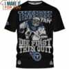 Tennessee Titans Fan Die First Then Quit NFL Warriors T-Shirt, Titans Football Gifts