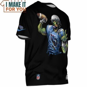 Tennessee Titans Cool Zombie NFL Player T Shirt 2