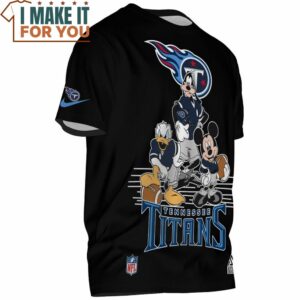 Tennessee Titans Mickey And Friends NFL Team Up T Shirt 2