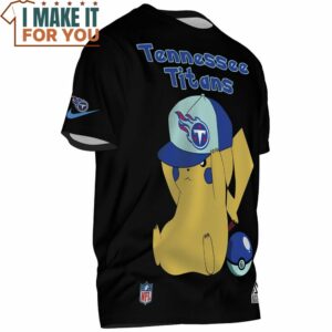 Tennessee Titans Pikachu Titans Fan T Shirt 2