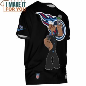 Tennessee Titans Popeye Sailor Man Big Fan T Shirt 2