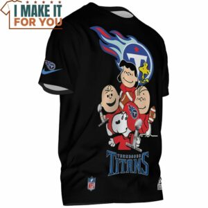 Tennessee Titans Snoopy and Friends NFL Super Bowl Champion Cup T Shirt 2