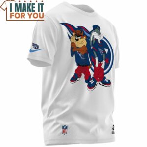 Tennessee Titans Tasmanian Devil Bugs Bunny Titans Football Fan T Shirt 2