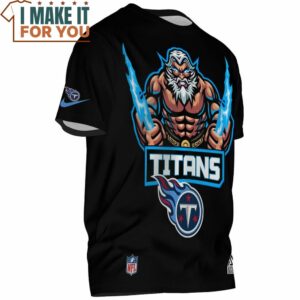 Tennessee Titans Zeus Thunder God T Shirt 2