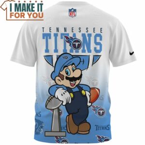 Tennessee Titans x Mario Super Bowl Champions Cup 3D T Shirt 2