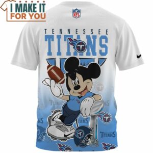 Tennessee Titans x Mickey Super Bowl Champions Cup Fullprinted T Shirt 2