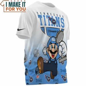 Tennessee Titans x Mario Super Bowl Champions Cup T Shirt 3