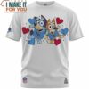 Tennessee Titans Bluey Family True Fan T-Shirt, Unique Tennessee Titans Gifts