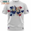 New York Giants Bluey Family True Fan T-Shirt, Ny Giants Gifts For Him