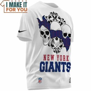 New York Giants Skull Family Die Hard Fan T Shirt 2