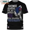 New York Giants Some Grandpas Play Bingo NY Real Grandpas Watch Giants T-Shirt, New York Giants Personalized Gifts