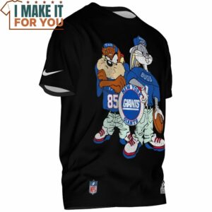 New York Giants Tasmanian Devil Bugs Bunny Football Fan T Shirt 2