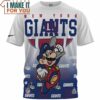 New York Giants x Mario Super Bowl Champions Cup Cool T-Shirt, Gifts For New York Giants Fans