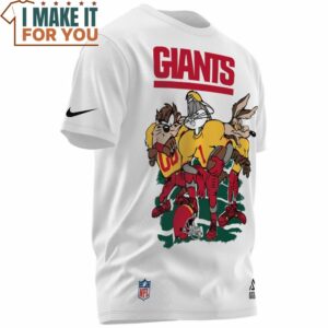 New York Giants Looney Tunes NFL Team Up T Shirt 2 1