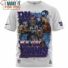 New York Giants Mascot Breaking Through Wall T-Shirt, Gifts For New York Giants Fans