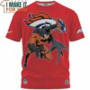 Denver Broncos Batman Football Player T-Shirt, Denver Broncos Gifts For Dad