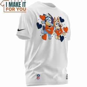 Denver Broncos Bluey Family True Fan T Shirt 2
