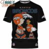 Denver Broncos Charlie Brown And Snoopy Game Day T-Shirt, Unique Broncos Gifts