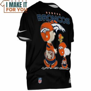 Denver Broncos Charlie Brown And Snoopy Game Day T Shirt 2