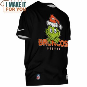 Denver Broncos Christmas Grinch Big Fan T Shirt 2