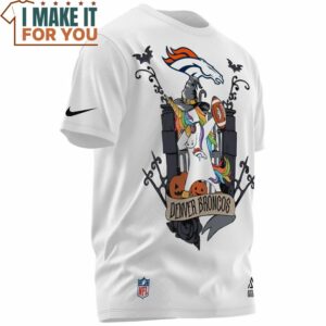 Denver Broncos Dabbing Unicorn Halloween T Shirt 2