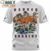Denver Broncos Looney Tunes Broncos NFL Team Up T-Shirt, Best Gifts For Broncos Fans