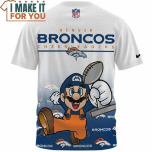 Denver Broncos Mario Super Bowl Champion Cup T Shirt 2