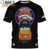 Denver Broncos Minion Football Big Fan T-Shirt, Denver Broncos Gifts For Him
