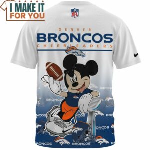 Denver Broncos Mickey Super Bowl Champions Cup T Shirt 2