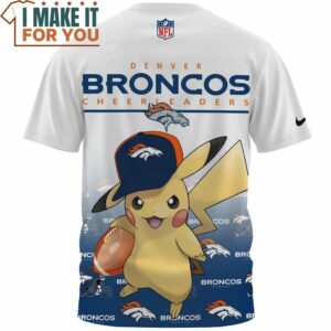 Denver Broncos Pikachu Football Lover T Shirt 2