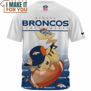 Denver Broncos Pikachu Football Player T Shirt 2