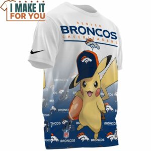 Denver Broncos Pikachu Football Lover T Shirt 3