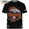Denver Broncos Snoopy Woodstock Christmas Football Lover T-Shirt, Unique Denver Broncos Gifts