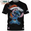 Denver Broncos Stitch Football Lover T-Shirt, Denver Broncos Gift Ideas