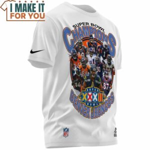 Denver Broncos Super Bowl Champions XXXII T Shirt 2