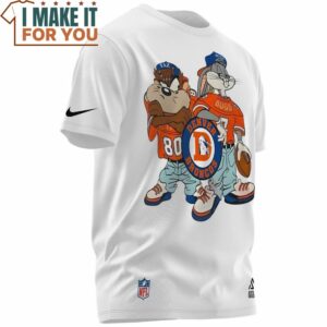 Denver Broncos Tasmanian Devil Bugs Bunny Broncos Die Hard Fan T Shirt 2