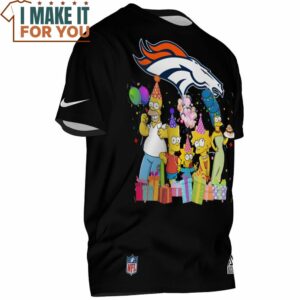 Denver Broncos The Simpsons Party T Shirt 2