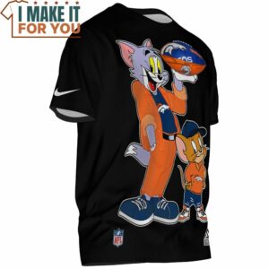 Denver Broncos Tom and Jerry Football Fan T Shirt 2